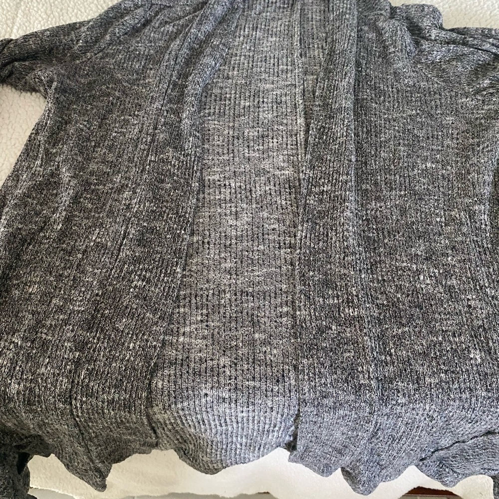Candies dress cardigan size x s gray and black